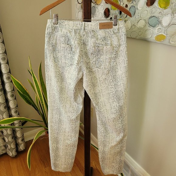 Marc Cain Snakeskin Print Jeans (Size N. 2) US 6 - Picture 7 of 10